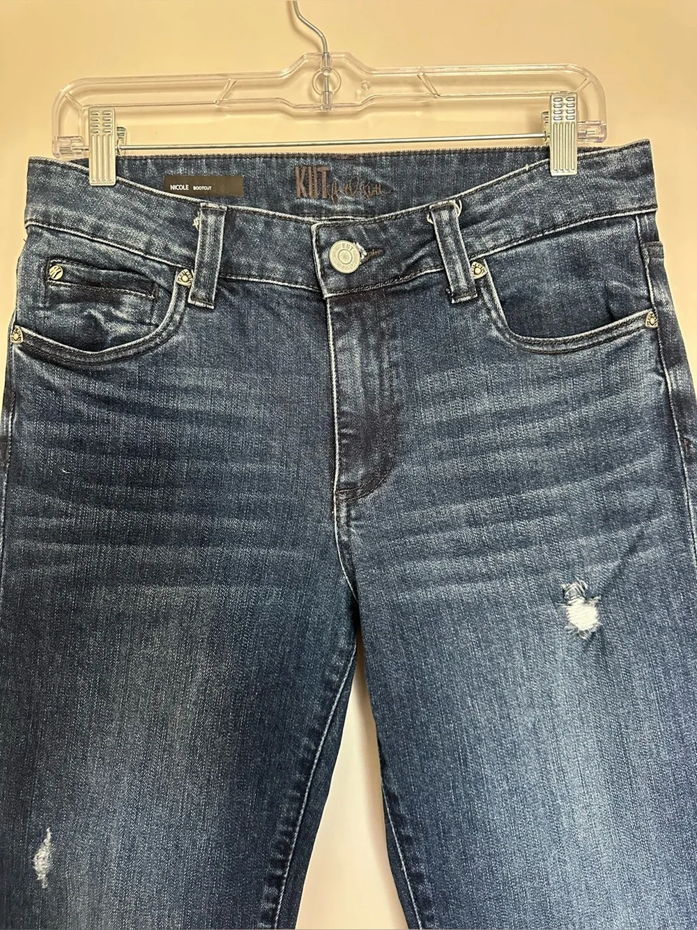 Kut from the Kloth Dark Blue Flare Jeans